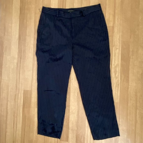 BANANA REPUBLIC Avery Mid Rise Straight through Hip/Thigh Ankle Length Size 8 - Picture 2 of 9